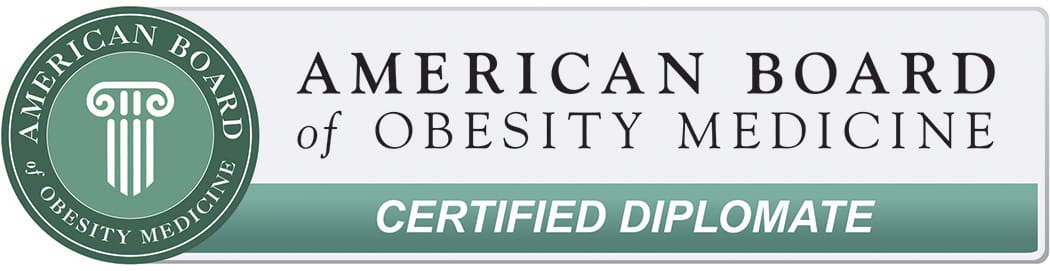 Logo of American Obesity Association with Certified designation.